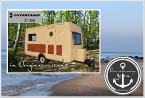 DDR Kult Wohnwagen direkt am Strand, Dranske